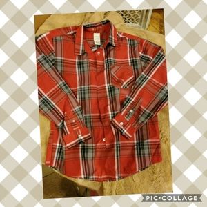 Boys long sleeve flannel
